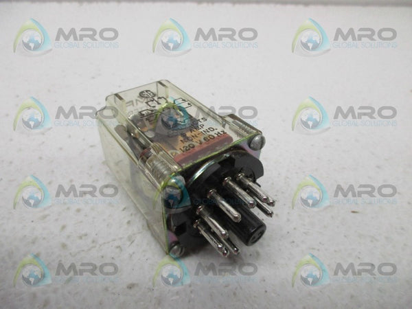 POTTER & BRUMFIELD KRP-14A-120 RELAY 120V NSMP
