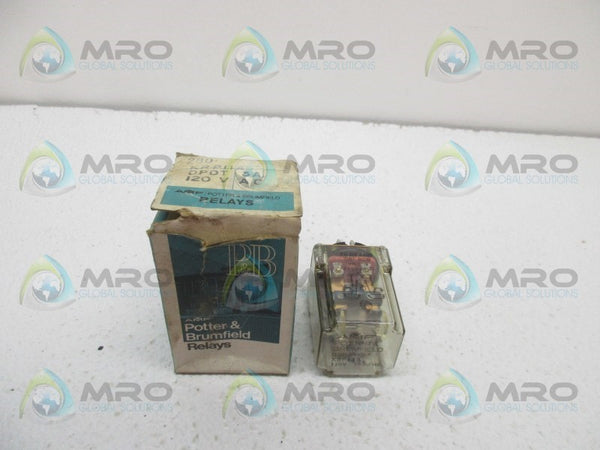 POTTER & BRUMFIELD KRP-11A-120 RELAY NSMP