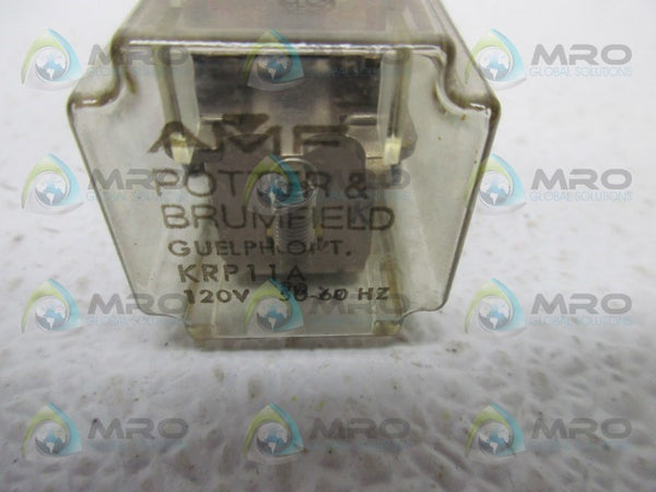 POTTER & BRUMFIELD KRP-11A-120 RELAY NSMP