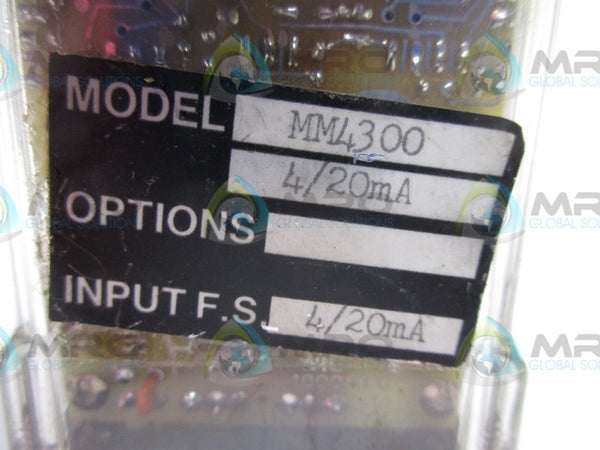 WILKERSON MM4300 RELAY MODULE 4/20MA  UNMP