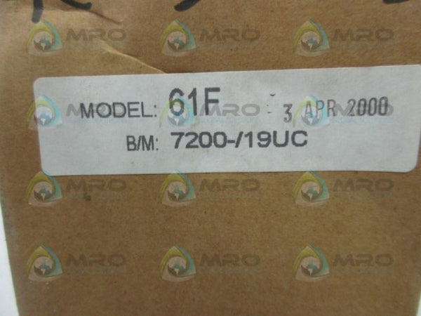 MOORE 61F 7200-/19UC BOOSTER RELAY NSFS