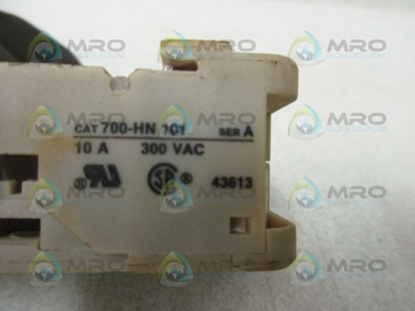 ALLEN BRADLEY 700-HN101 SER. A RELAY BASE SOCKET UNMP