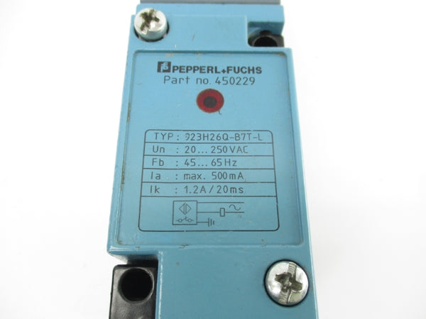 PEPPERL+FUCHS 923H26Q-B7T-L 450229 20-250VAC 1.2A UNMP