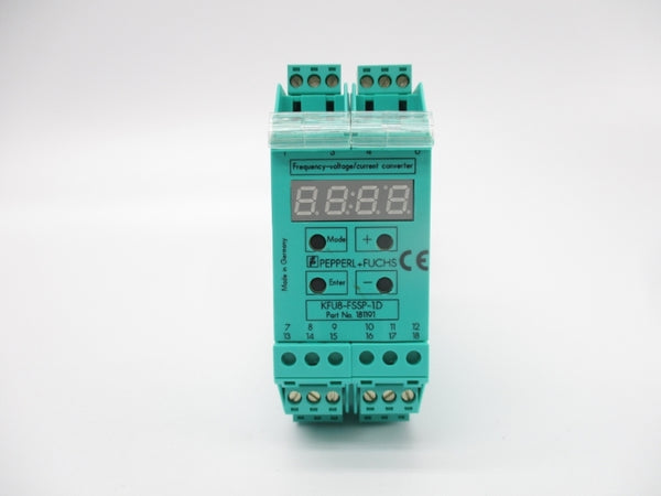 PEPPERL+FUCHS KFU8-FSSP-1.D 181191 230VAC NSMP
