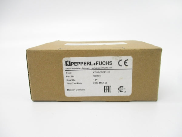 PEPPERL+FUCHS KFU8-FSSP-1.D 181191 230VAC NSMP