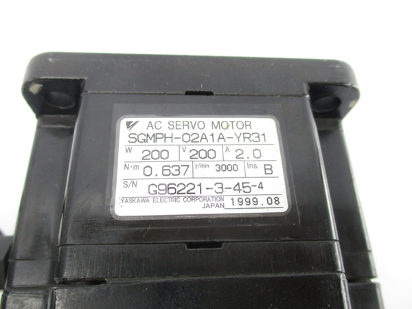 YASKAWA ELECTRIC SGMPH-02A1A-YR31 200VAC 2.0A NSNP