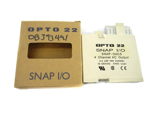 OPTO 22 SNAP-OAC5 12-250VAC 3/4A NSMP