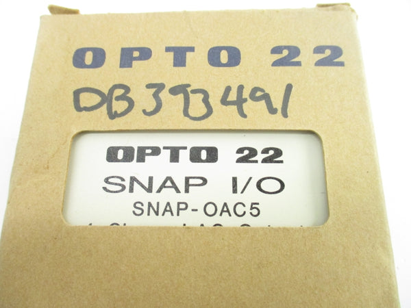 OPTO 22 SNAP-OAC5 12-250VAC 3/4A NSMP