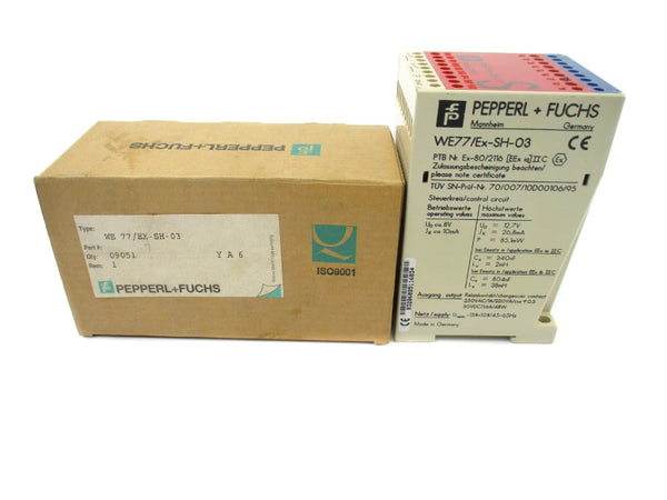 PEPPERL+FUCHS WE77/EX-SH-03 09051 250VAC 1.6A NSMP