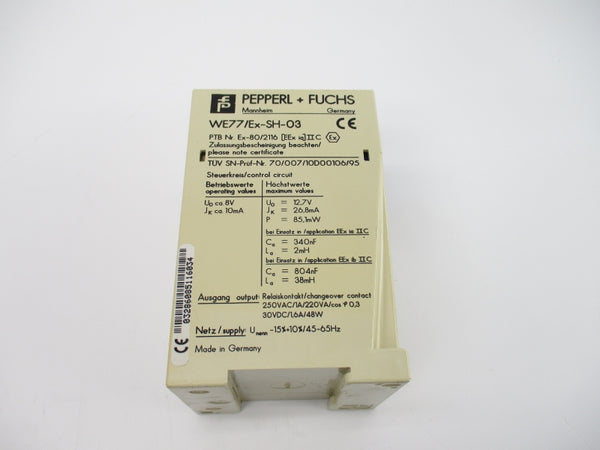 PEPPERL+FUCHS WE77/EX-SH-03 09051 250VAC 1.6A NSMP