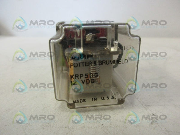 POTTER & BRUMFIELD KRP5DG RELAY *USED*