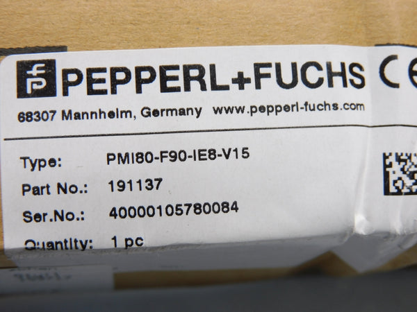 PEPPERL+FUCHS PMI80-F90-IE8-V15 191137 18-30VDC NSMP