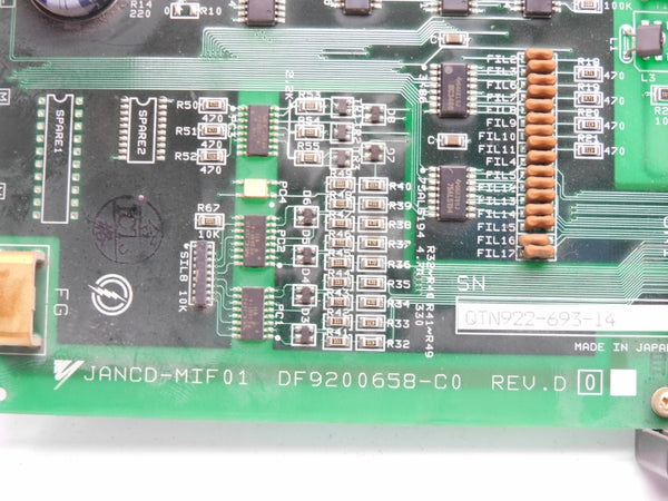 YASKAWA JANCD-MIF01 DF9200658-C0 REV. D0 UNMP