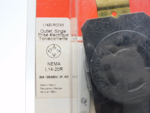 PASS&SEYMOUR LEGRAND L1420-RCCV3 125/250V 20A NSMP