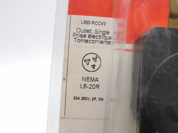 PASS&SEYMOUR LEGRAND L620-RCCV3 250V 20A NSMP