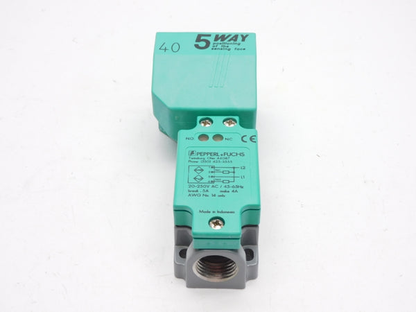 PEPPERL+FUCHS NJ40+U4+W4 012206 20-250VAC 4A NSMP