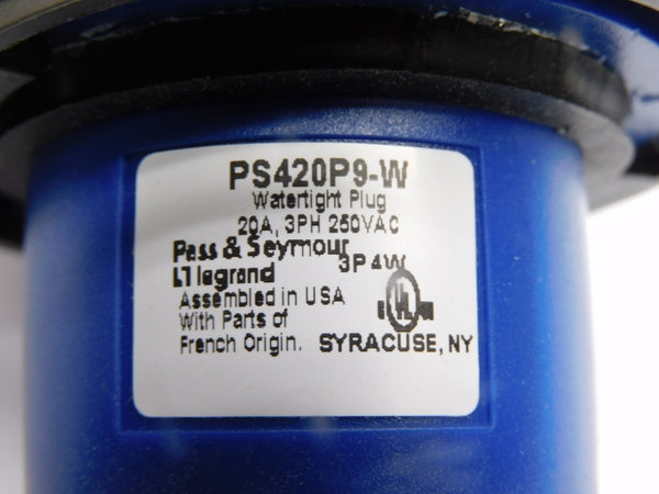 PASS&SEYMOUR LEGRAND PS420P9-W 250VAC 20A NSMP