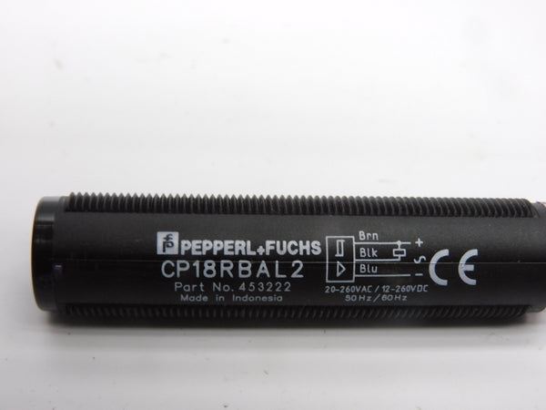 PEPPERL+FUCHS CP18RBAL2 453222 20-260VAC/12-260VDC NSMP