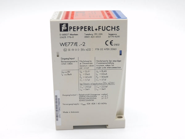PEPPERL+FUCHS WE77/EX-2 129200 115VAC 4A NSMP