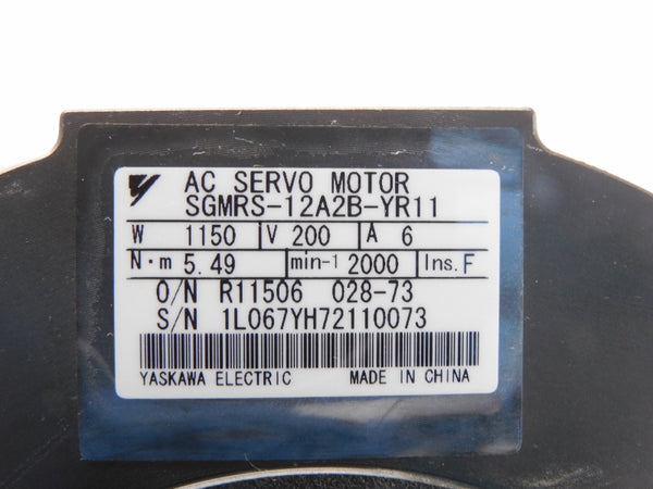 YASKAWA SGMRS-12A2B-YR11 200V NSNP