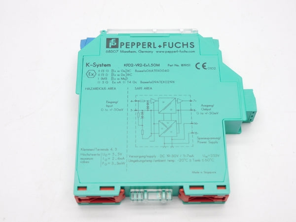 PEPPERL+FUCHS KFD2-VR2-EX1.50M 181951 19-30VDC NSMP