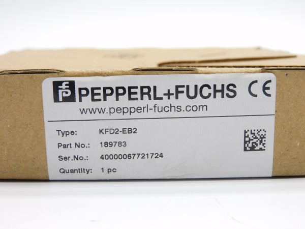 PEPPERL+FUCHS KFD2-EB2 189783 20-30VDC 2A NSMP