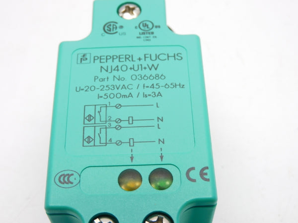 PEPPERL+FUCHS NJ40+U1+W 20-253VAC 3A NSMP