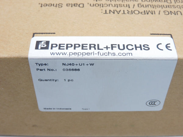 PEPPERL+FUCHS NJ40+U1+W 20-253VAC 3A NSMP
