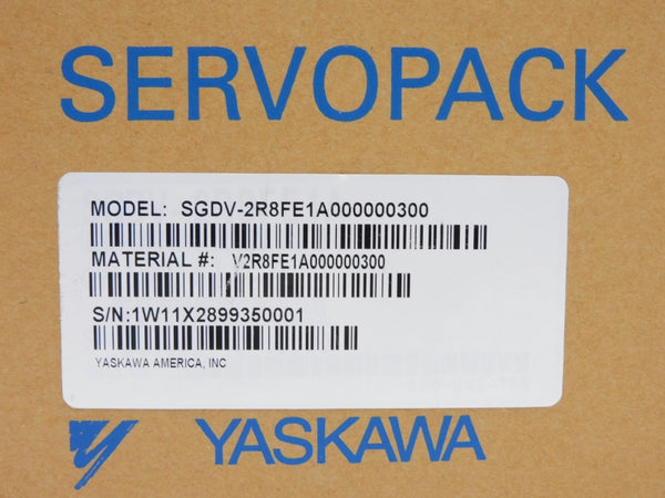 YASKAWA SGDV-2R8FE1A000000300 0-230V 9.4A NSMP