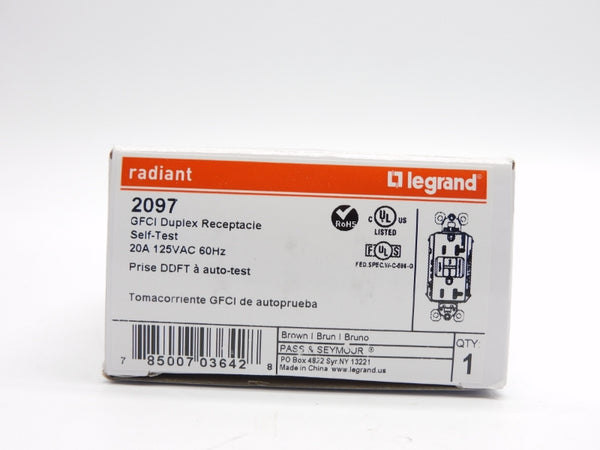 PASS&SEYMOUR LEGRAND 2097 125VAC 20A NSMP