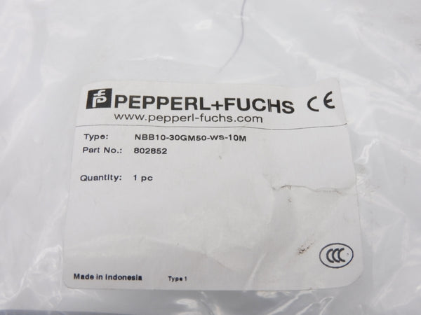 PEPPERL+FUCHS NBB10-30GM50-WS-10M 802852 20-250VAC 1,6A NSMP