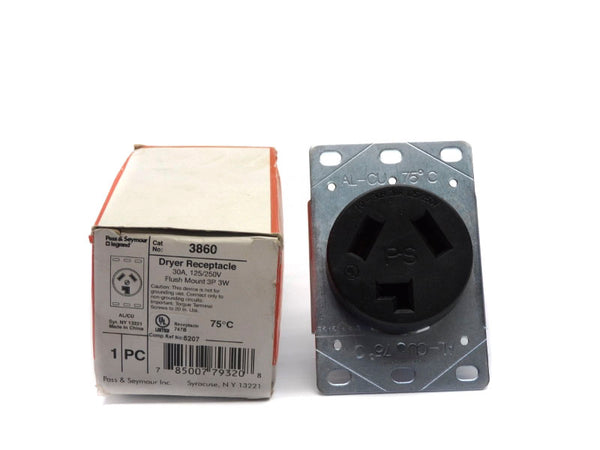 PASS&SEYMOUR LEGRAND 3860 125/250V 30A NSMP