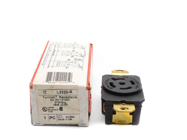 PASS&SEYMOUR LEGRAND L2220-R 277/480V 20A NSMP