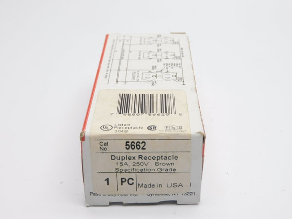 PASS&SEYMOUR LEGRAND 5662 250V 15A NSMP