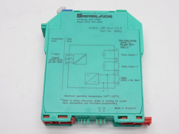 PEPPERL+FUCHS KHD2-SR-EX1.2S.P 26812 250VAC 2A NSNP