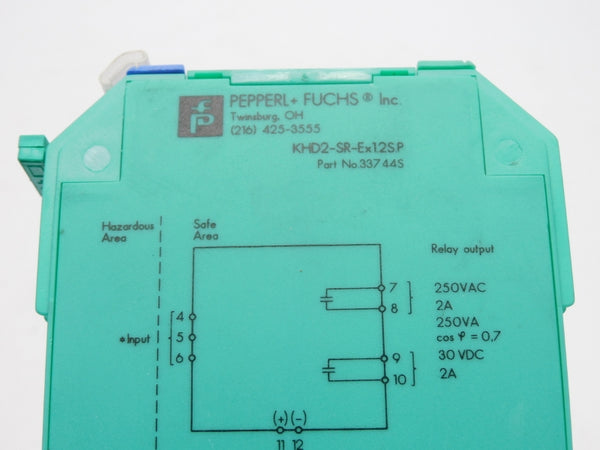 PEPPERL+FUCHS KHD2-SR-EX1.2S.P 33744S 250VAC 2A NSNP
