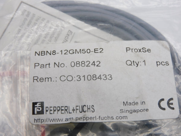 PEPPERL+FUCHS NBN8-12GM50-E2 088242 NSMP
