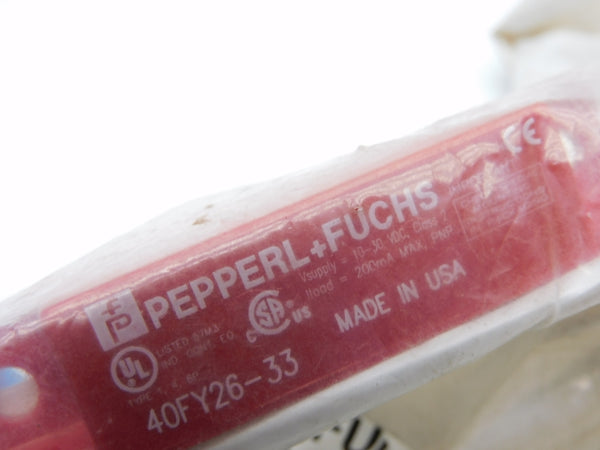 PEPPERL+FUCHS 40FY26-33 PHP4005 450031 10-30VDC NSMP