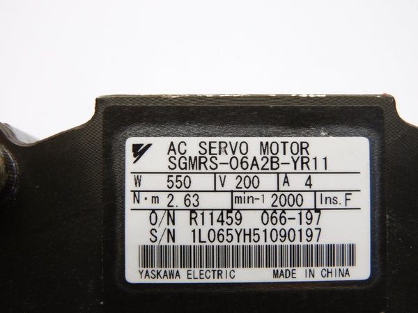 YASKAWA SGMRS-06A2B-YR11 200V 4A NSNP