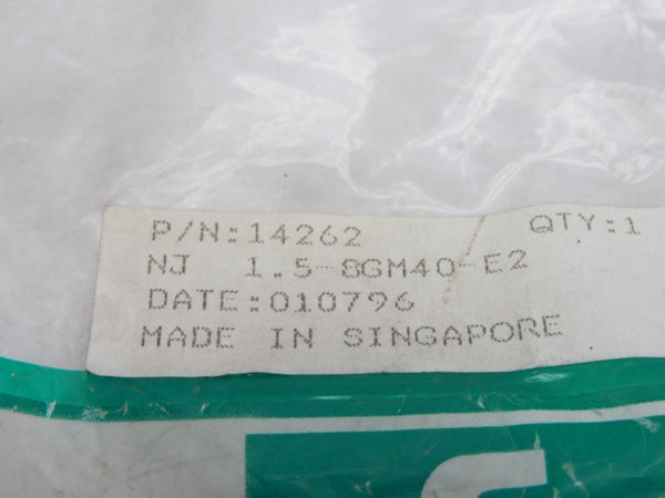 PEPPERL+FUCHS NJ1.5-8GM40-E2 14262S 10-60VDC NSMP