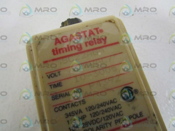AGASTAT TIMING RELAY 10-300S SSC22AGA  UNMP