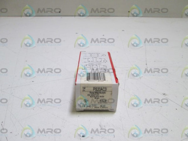 PASS & SEYMOUR THREE WAY SWITCH PS20AC3 NSMP
