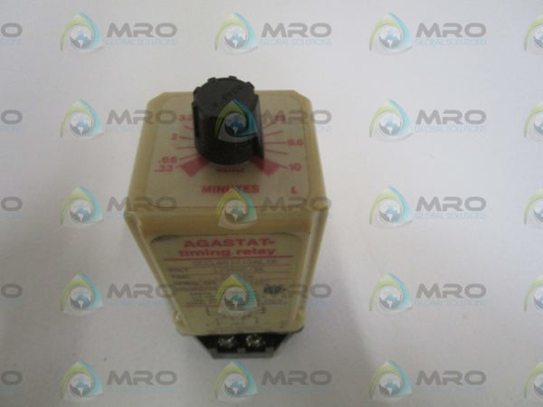 AGASTAT 120VAC .33-10M TIMING RELAY SCCLA032XXALXA  NSNP