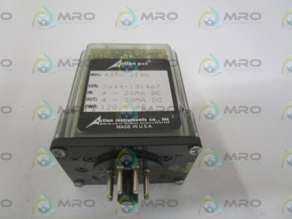 ACTION PAK 4300-113U 120VAC RELAY  NSMP