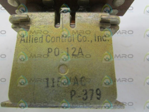 ALLIED P0-12A RELAY 115VAC  NSNP