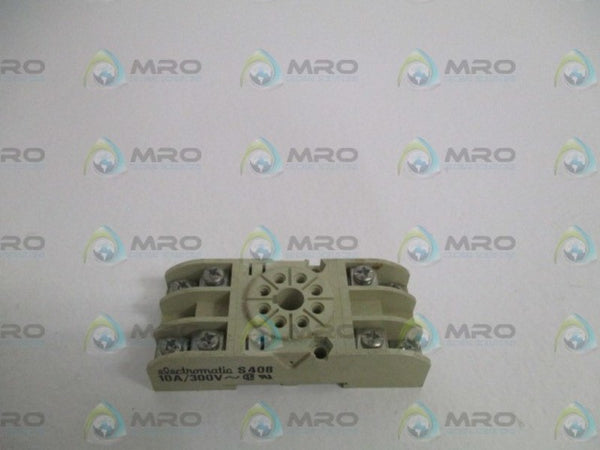 ELECTROMATIC S408 RELAY SOCKET UNMP