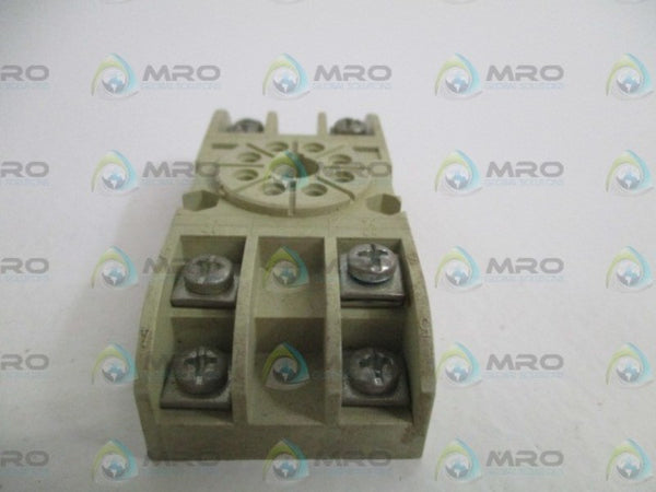ELECTROMATIC S408 RELAY SOCKET UNMP