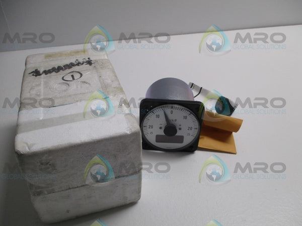 YOKOGAWA 123191HE-HE1/JBL PANEL METER -25-0-+25 MVAR NSMP