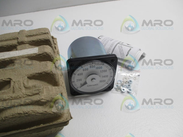 YOKOGAWA 103191HE-PK7/MED PANEL METER 0-1600 DC AMPS NSNP