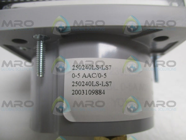 YOKOGAWA 250240LS-LS7 PANEL METER 0-5 ACA NSMP